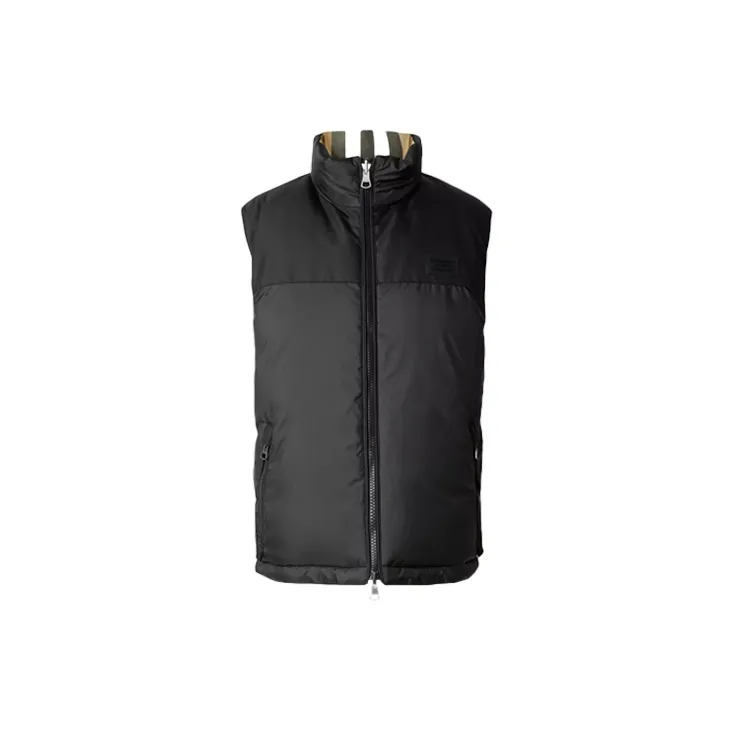 Burberry Reversible Check Nylon Puffer Gilet-1