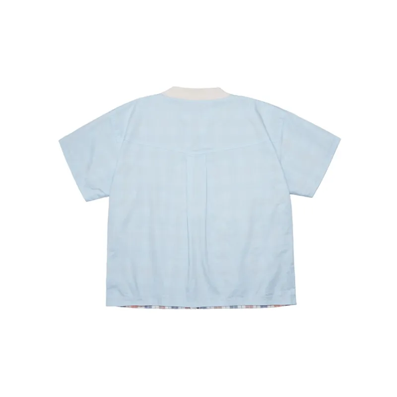 UNVESNO Baseball Jerseys Unisex Pink/Blue-3