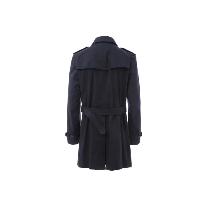 Burberry Trench Coats Men Dark Blue-1