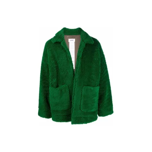 Doublet Leather Jackets Men Green