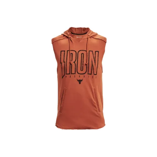 Under Armour Project Tank Tops Men Orange