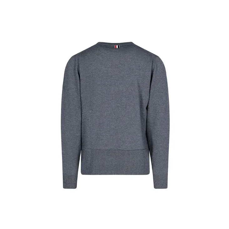 THOM BROWNE Sweaters Men Gray-1