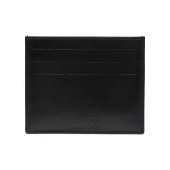 MM6 Maison Margiela Leather Card Holder Men's Black