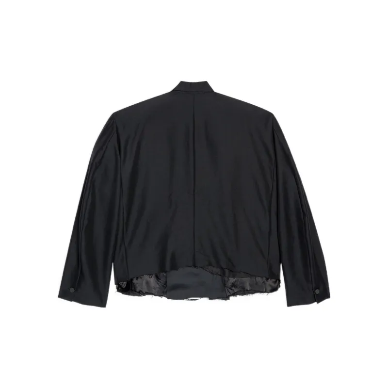 Balenciaga Red Carpet SS22 Business Suits Coats Loose Fit Style Men's Black-1