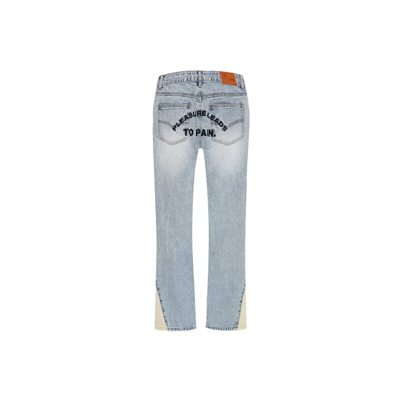 A11SLAVE Flared Pants Jeans Unisex Blue-1