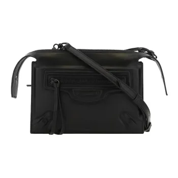 Balenciaga Neo Classic Calfskin Shoulder Bag, Crossbody Bag Regular Women's Black
