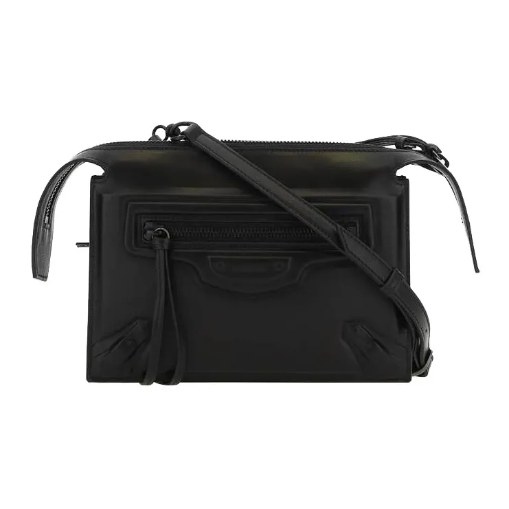 Balenciaga Neo Classic Calfskin Shoulder Bag, Crossbody Bag Regular Women's Black-0