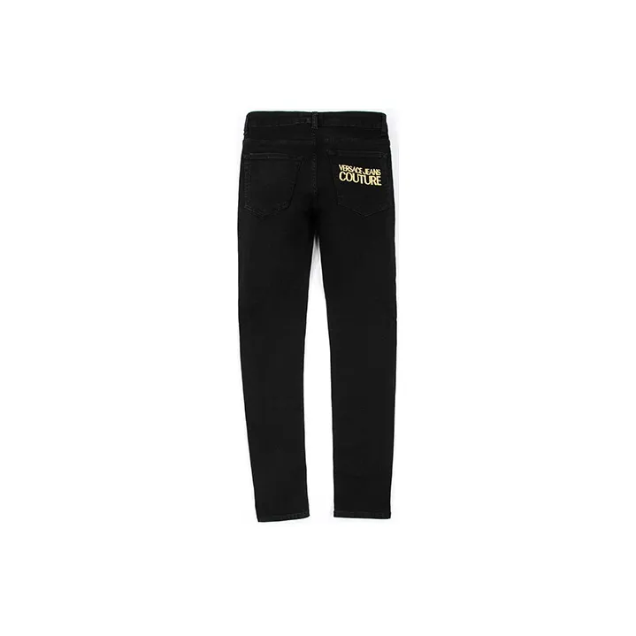 VERSACE JEANS COUTURE Slim Fit Pants Jeans Men's Black-1