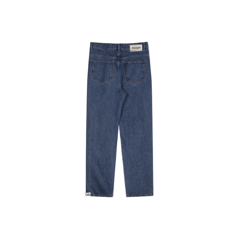 AMONSTER Straight Thin Jeans Unisex-6