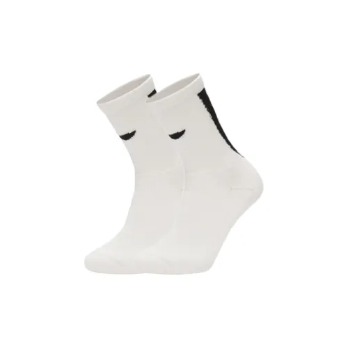 LiNing Sports Basketball Collection Knee High Socks Men's Men's White