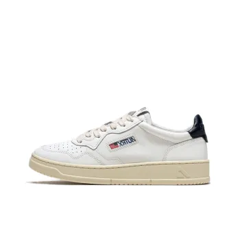 AUTRY Medalist Leather Low White Dark Blue