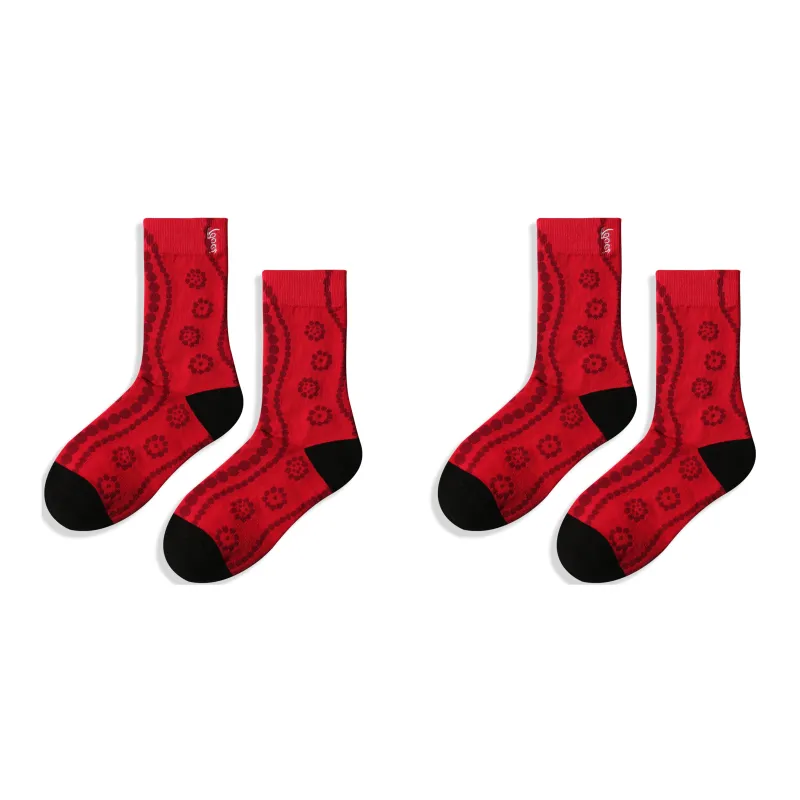 TOOCI Unisex Mid Calf Socks-5
