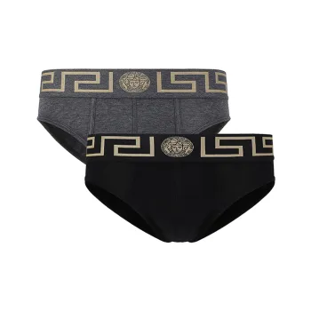 VERSACE Greca Border Briefs