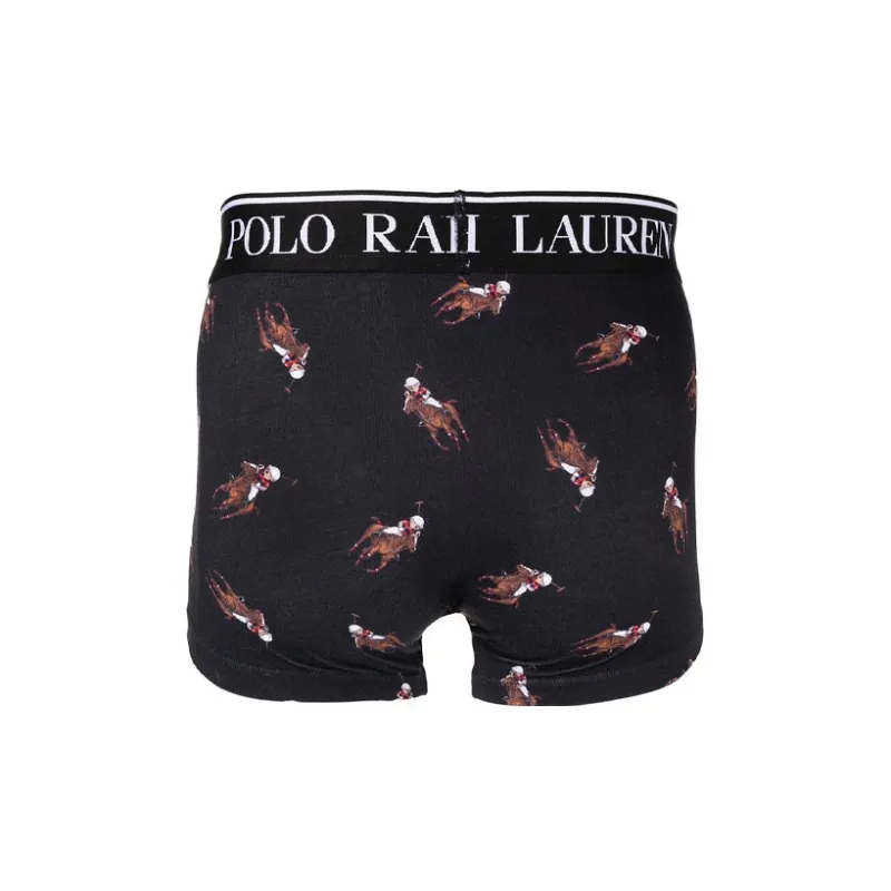 Polo Ralph Lauren Men's SS22 Logo Boxer Briefs 2 Packs Red/Black-2