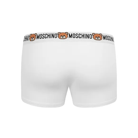MOSCHINO Men's Underwear SS20 Logo Series Panties White-1