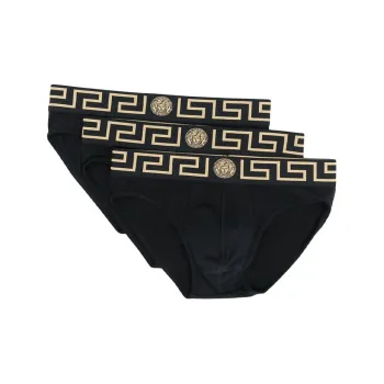 VERSACE Medusa Waistband 3 Pack Briefs