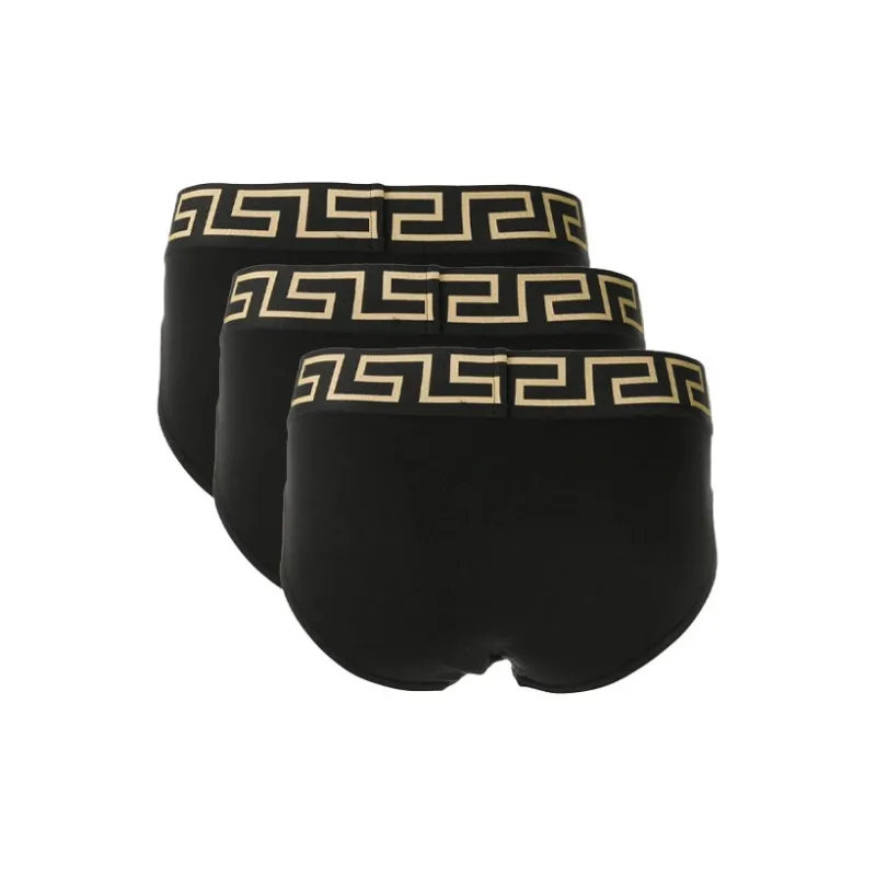 VERSACE Medusa Waistband 3 Pack Briefs-2