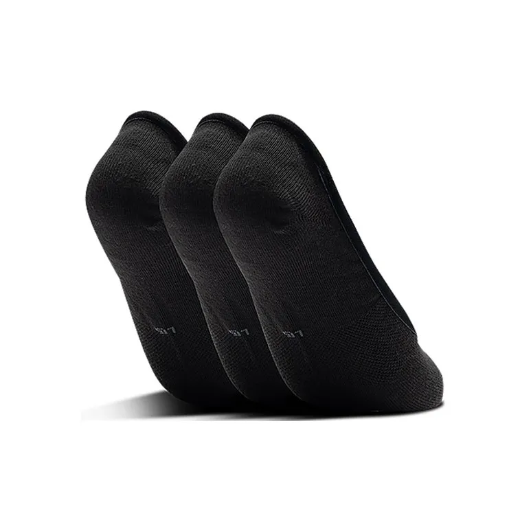 Under Armour Essential Lolo Liner Ankle Socks Unisex 3 Pack Black-1