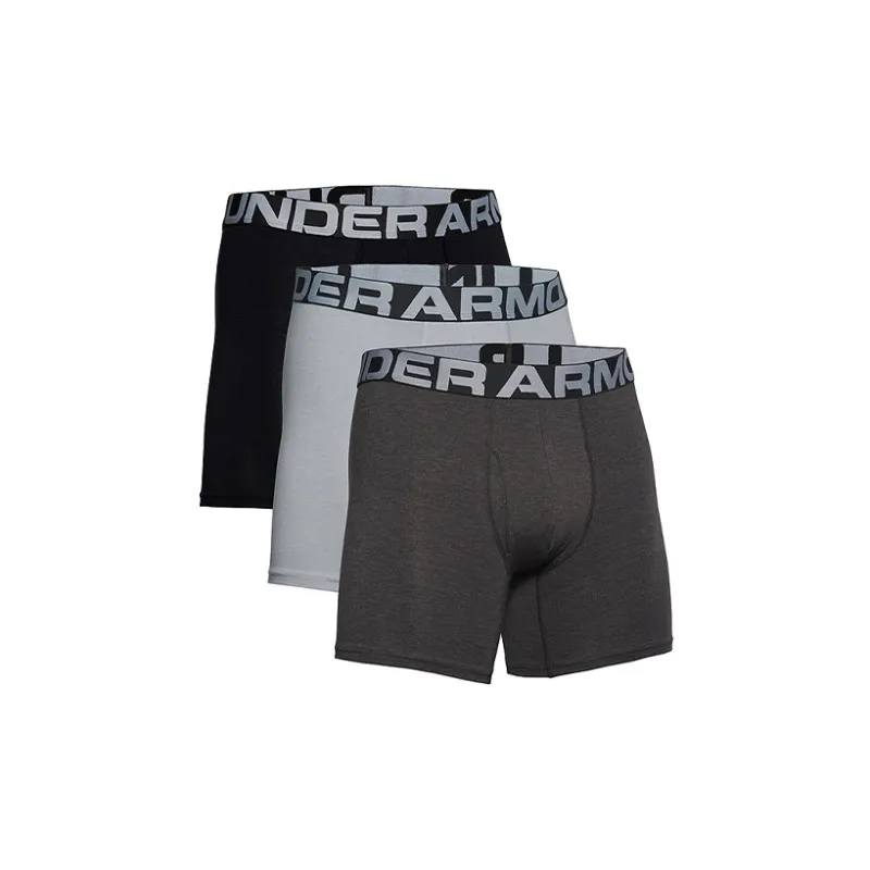 Under Armour Underpants Men's 3 Pack Black/Dark Gray/Light Gray-0