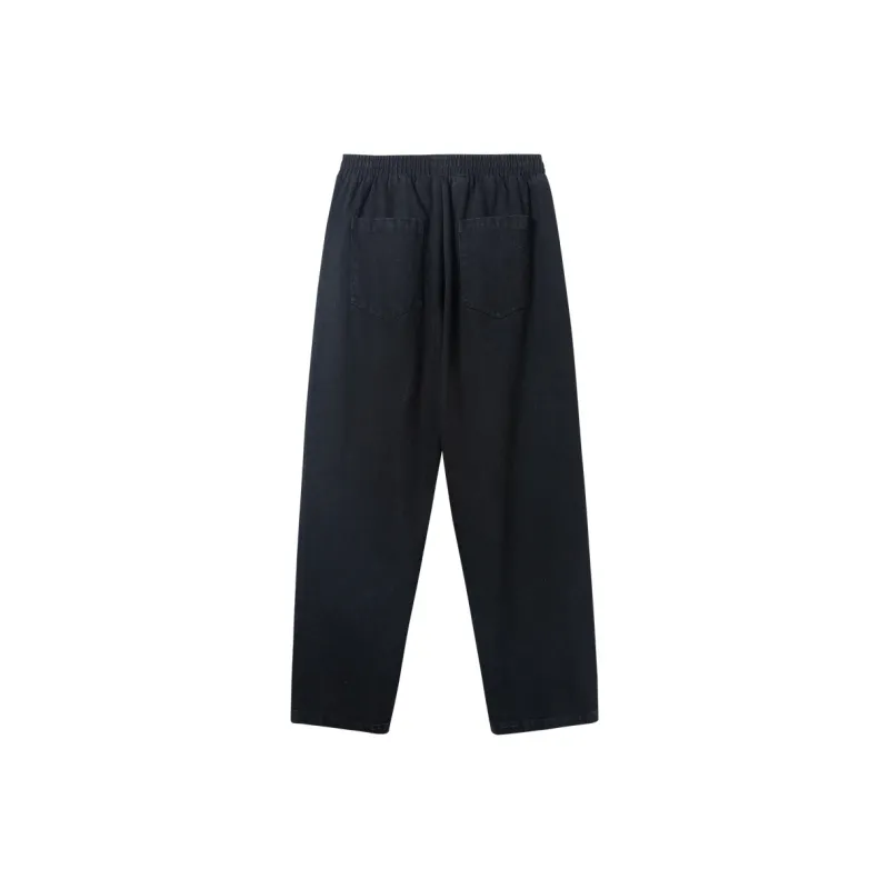 ENSHADOWER Straight Jeans Unisex Black-1