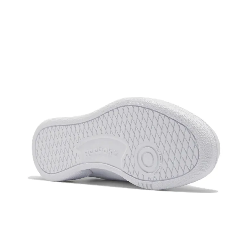 Reebok Club C 85 Cozy Wear resistant Skateboarding Shoes Unisex White-5