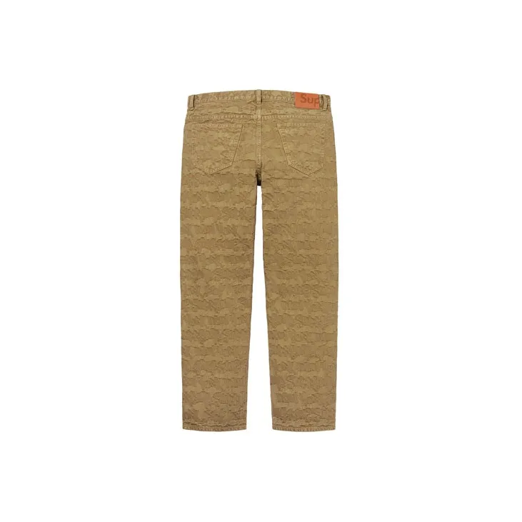 Supreme Fat Tip Jacquard Regular Jean-3