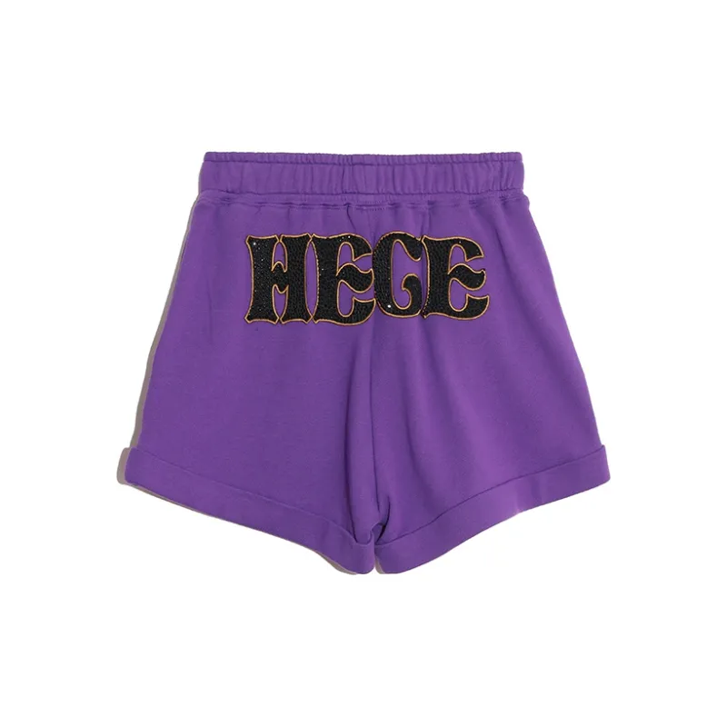 TCH Casual Shorts Women's Purple-1