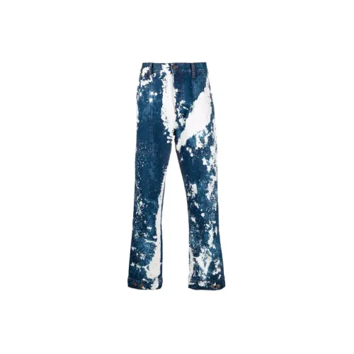 PALM ANGELS Galaxy Dyed Loose Fit Jeans 