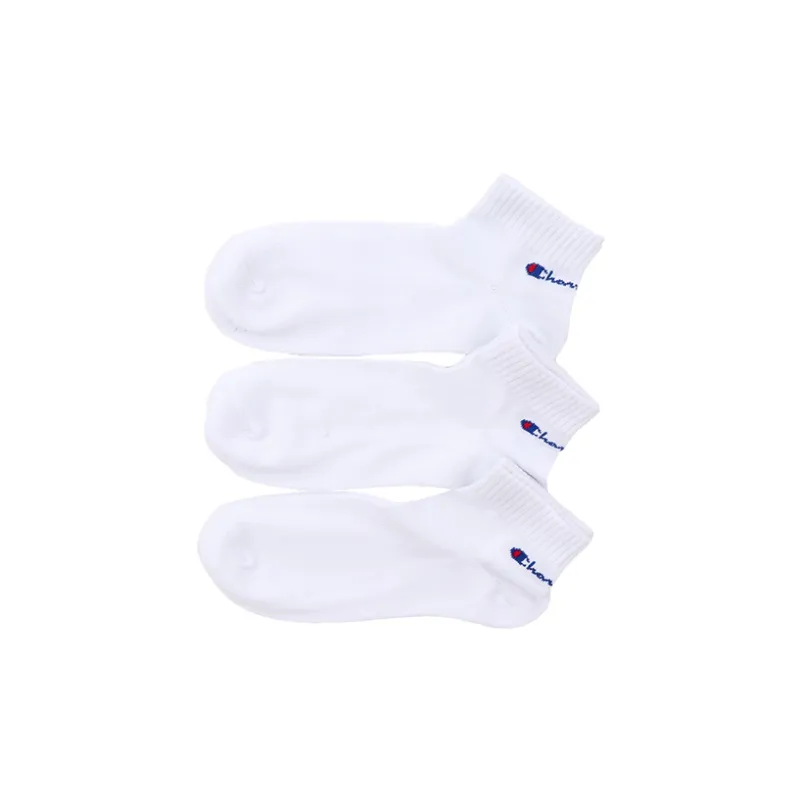 Champion Unisex Letter Logo Sock 3 Packs Multicolor-0