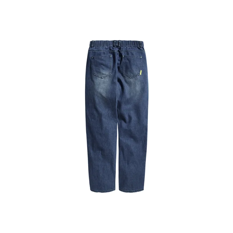 PSO Brand Straight Moderate Jeans Men's Blue-1