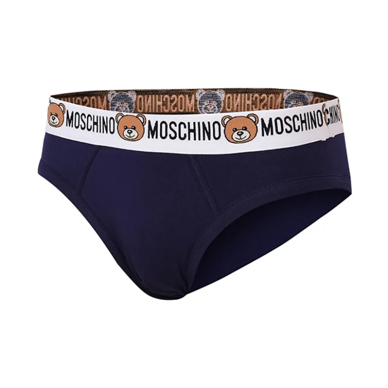 MOSCHINO Teddy Bear Logo Waistband Pack Of Two Briefs-2