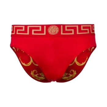 VERSACE Greca Border Swim Briefs