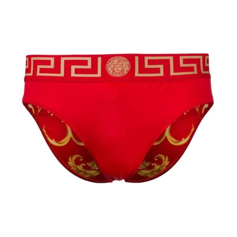 VERSACE Greca Border Swim Briefs-0
