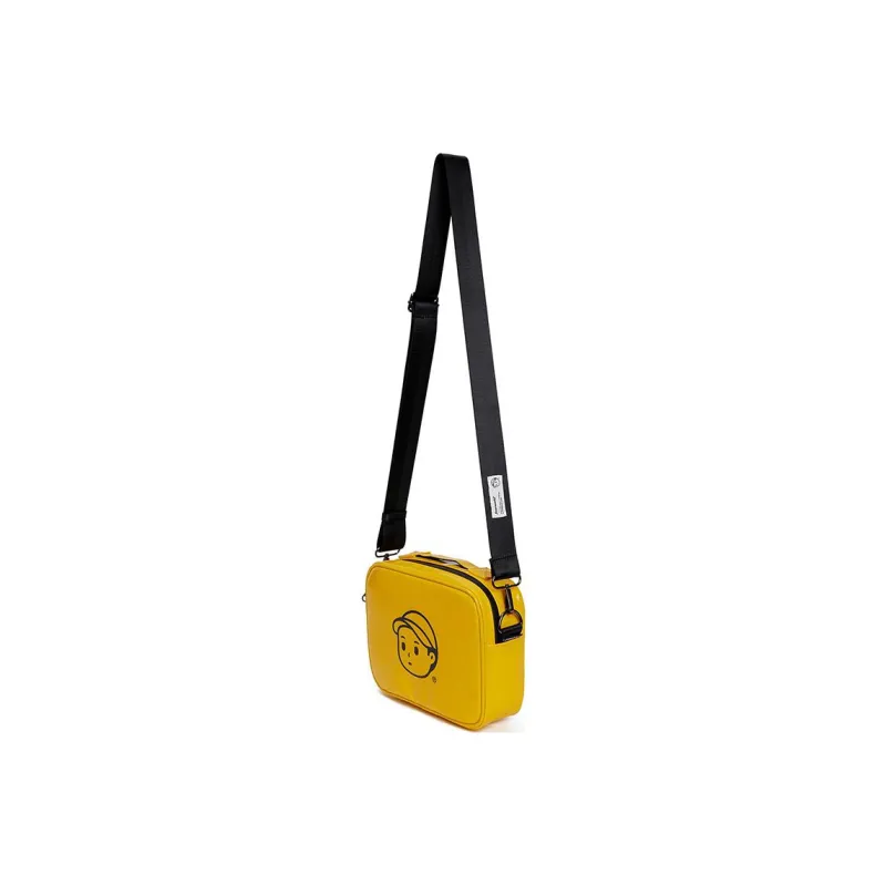 Finerworld Nylon Messenger Bag, Crossbody Bag, Handbag Regular Unisex Black-1