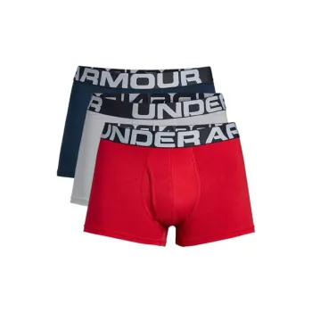 Under Armour Men's Breathable Underwear 3 Packs Red/Grey/Blue
