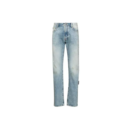 OFF-WHITE SS21 Jeans Men Denim Blue