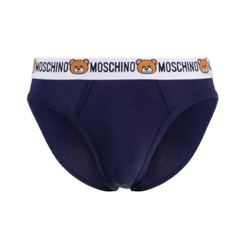 MOSCHINO Men's SS21 Teddy Bear Briefs 1 Pack Blue