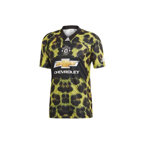 Adidas MANCHESTER UNITED THEATRE OF DREAMS Soccer Jerseys Men Lemon