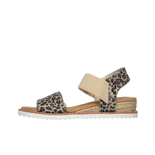 Skechers DESERT KISS Beach Sandals Women's Leopard Print