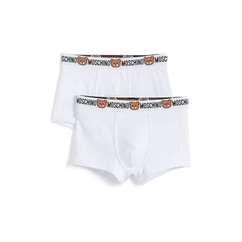 MOSCHINO Logo waistband Briefs Pack Of Two