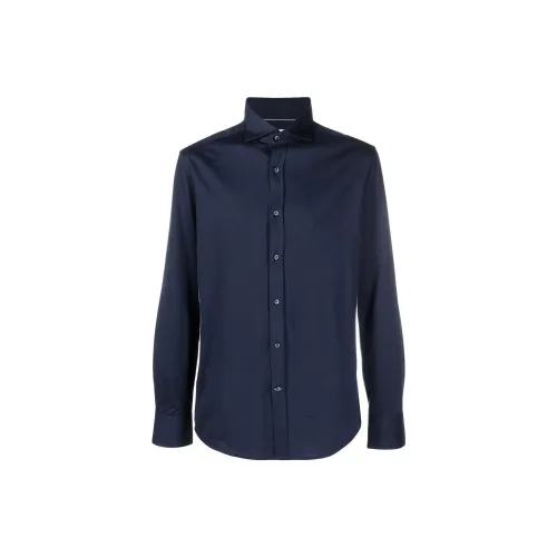 Brunello Cucinelli Classic Collar Buttoned Shirt