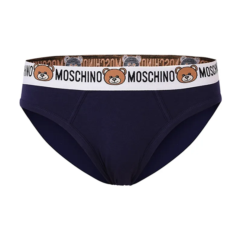 MOSCHINO Teddy Bear Logo Waistband Pack Of Two Briefs-0