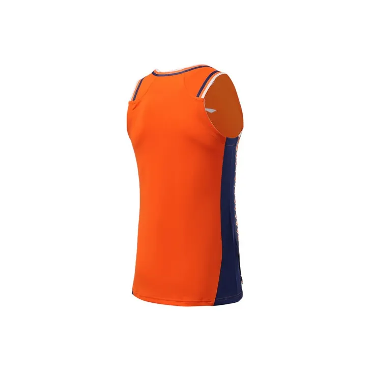 LiNing Sports Basketball Collection Basketball Suit Men's Sun Orange-3