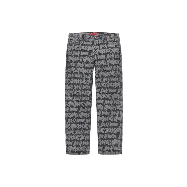 Supreme Fat Tip Jacquard Regular Jean - Cheap Rcj Jordan Outlet