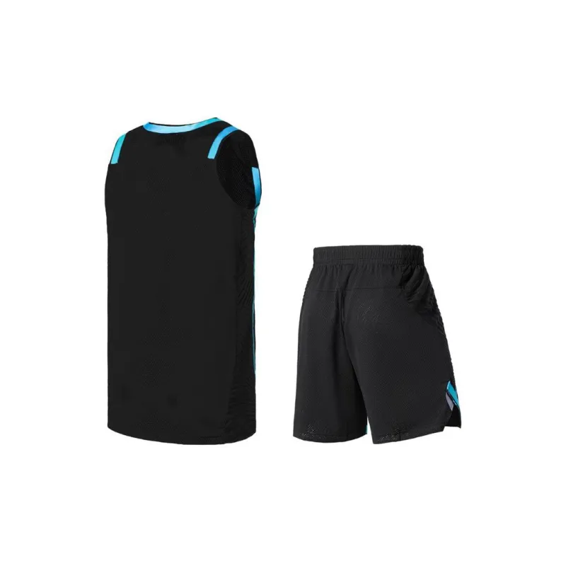 LiNing Basketball Suit Men's Black·-1