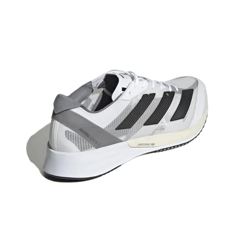 Adidas Adizzero Adios 7 Cloud White Black Grey-3