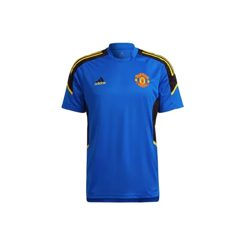 Adidas MANCHESTER UNITED THEATRE OF DREAMS Soccer Jerseys Men Blue