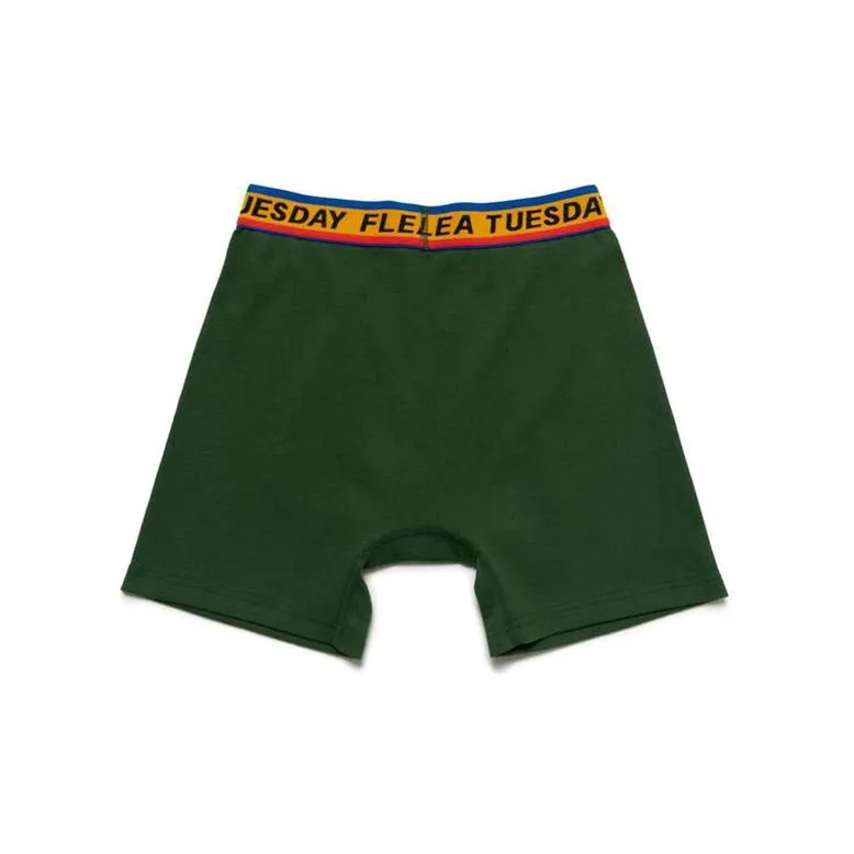 HUMAN MADE TUESDAY FLEA Men's Boxer Brief Underpants Green-1