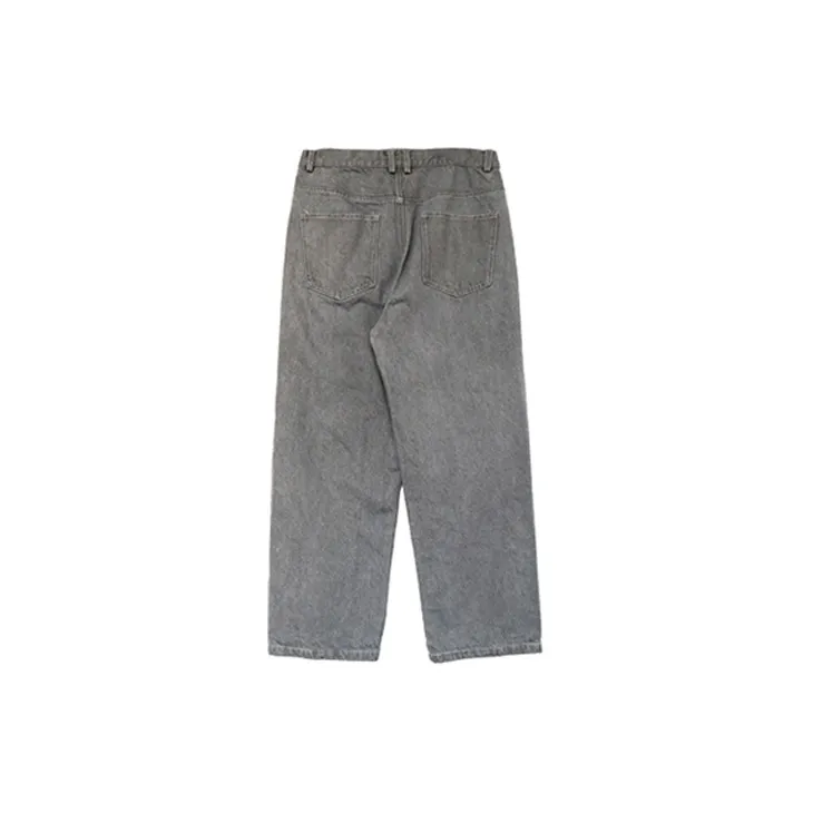 FRLMK Straight Moderate Jeans Unisex Gray-1