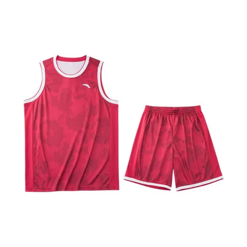 ANTA Basketball Suit Men Red